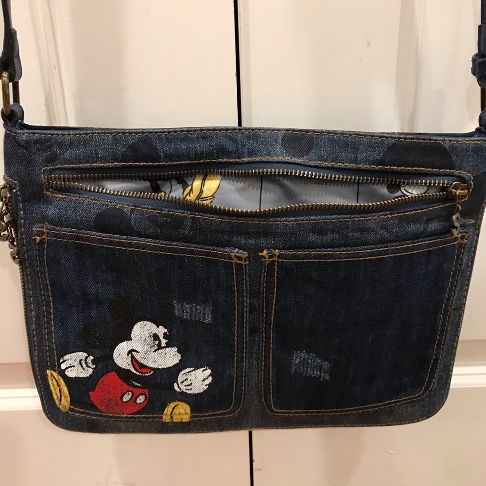 Desigual Disney Mickey Mouse denim purse bag